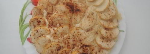 зимняя творожная запеканка с яблоками и корицей. Шаг 11