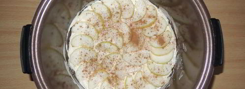 зимняя творожная запеканка с яблоками и корицей. Шаг 10