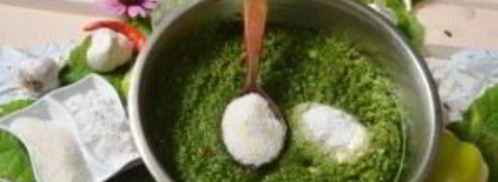 аджика из петрушки. Шаг 3