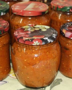 Баклажановая икра на зиму бабусина