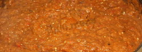 баклажановая икра на зиму бабусина. Шаг 11