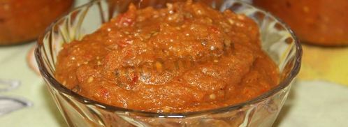 баклажановая икра на зиму бабусина. Шаг 13