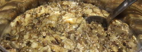 баклажановая икра на зиму бабусина. Шаг 7