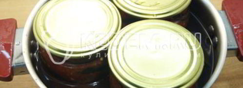 баклажаны огонек на зиму. Шаг 9