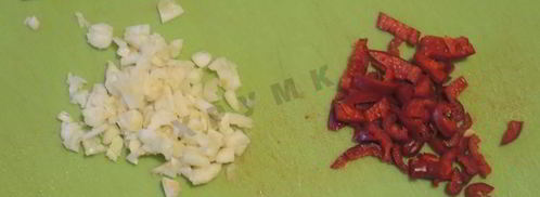 баклажаны с чесноком. Шаг 4