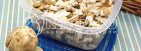 белые грибы на зиму. Шаг 5