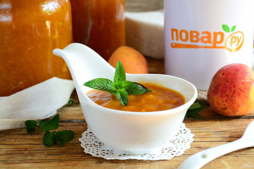 Рецепт абрикосовый джем с апельсином на зиму