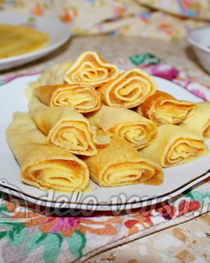 Блинчики с джемом