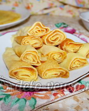 Блинчики с джемом