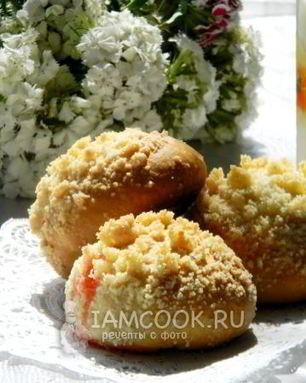 Булочки с джемом и штрейзелем