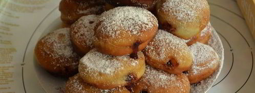 донаты с малиновым джемом. Шаг 10