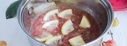 джем из крыжовника, лимона и мелиссы. Шаг 7