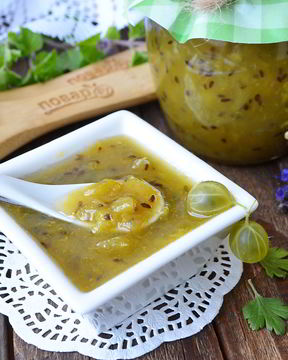 Джем из крыжовника с апельсином на зиму