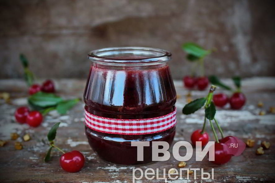 Рецепт джем из вишни