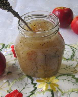 Грушево-яблочный джем с маком