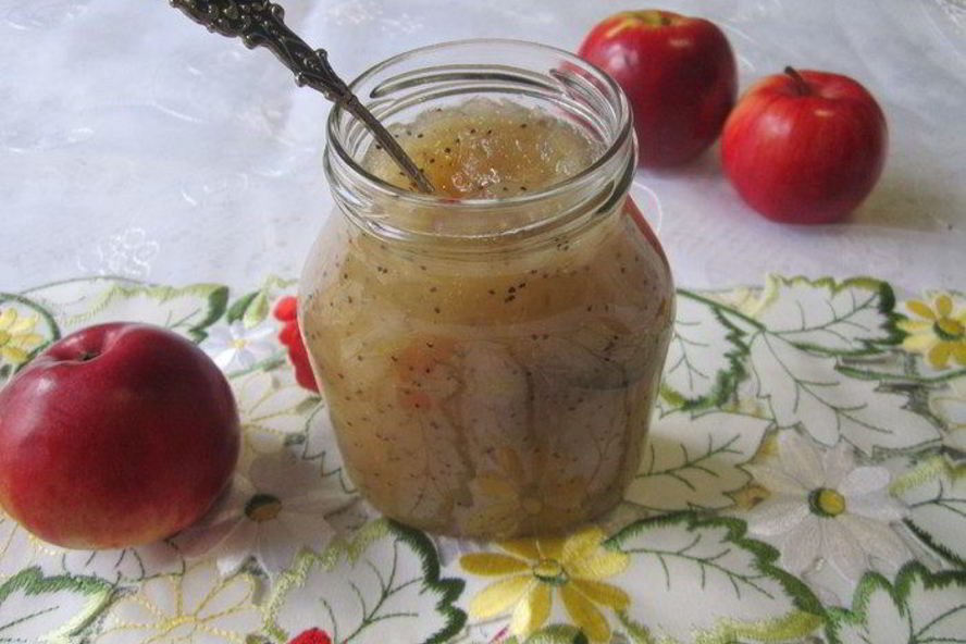 Рецепт грушево-яблочный джем с маком