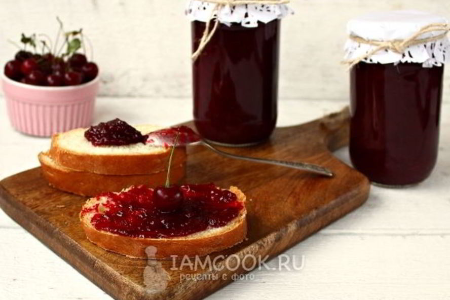 Рецепт густой джем из вишни