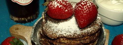 миндальные блинки с клубничным джемом. Шаг 8