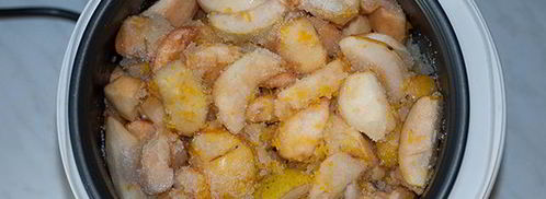 яблочный джем с апельсинами и грушей. Шаг 4