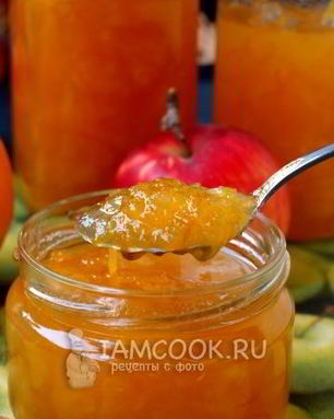 Яблочный джем с апельсинами на зиму