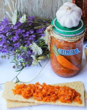 Икра из морковки на зиму