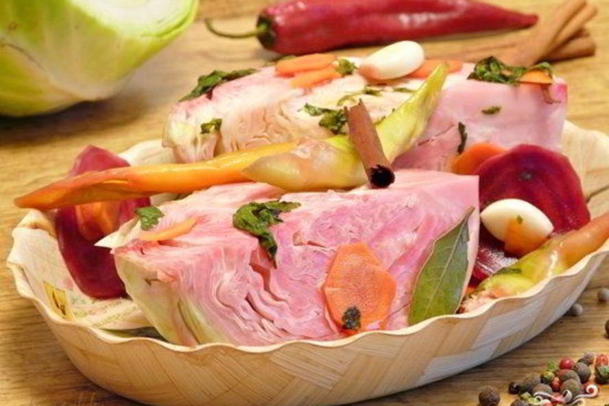 Рецепт капуста квашеная кусками