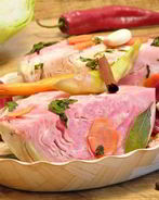 Капуста квашеная кусками