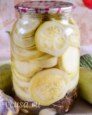 Хрустящие кабачки на зиму