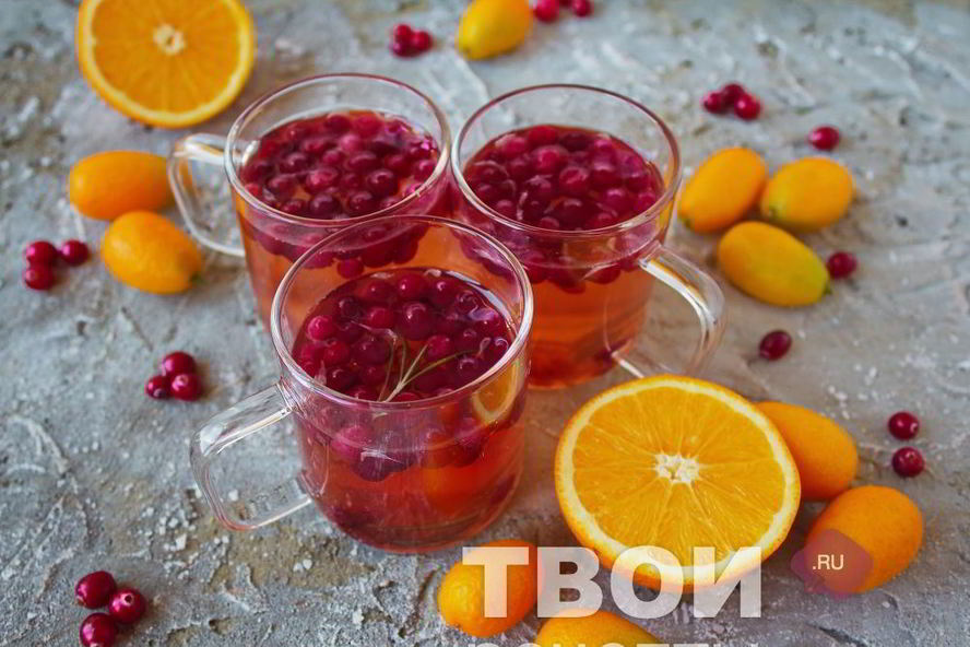 Рецепт компот из брусники