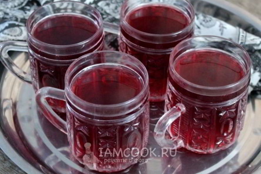 Рецепт компот из черноплодной рябины и брусники