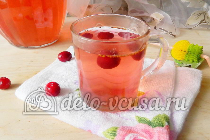 Рецепт компот из клюквы