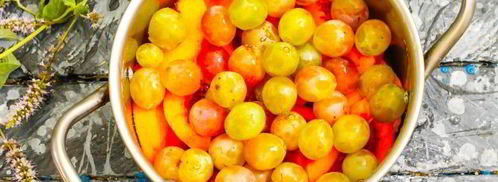 компот из персиков и винограда на зиму. Шаг 9