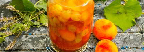 компот из персиков и винограда на зиму. Шаг 19