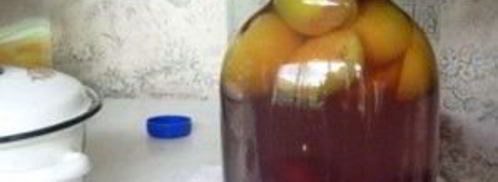 компот из персиков на зиму. Шаг 5