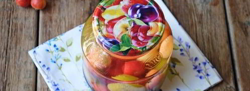 компот из ранеток и слив на зиму. Шаг 10