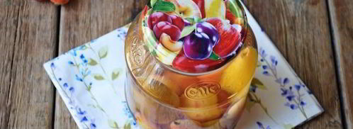 компот из ранеток и слив на зиму. Шаг 13