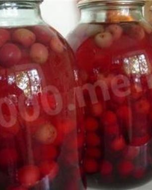 Компот из ранеток на зиму