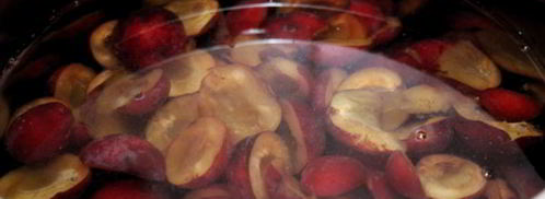 компот из слив. Шаг 3