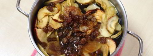 компот из сушеных яблок, изюма и кураги. Шаг 7