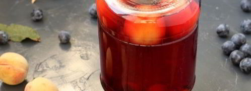 компот из терна и персиков на зиму. Шаг 7