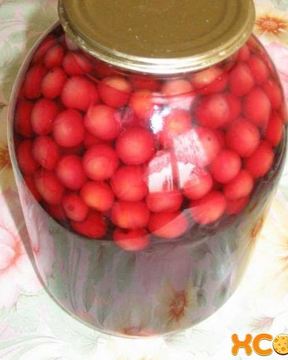 Компот из вишен с косточками на зиму