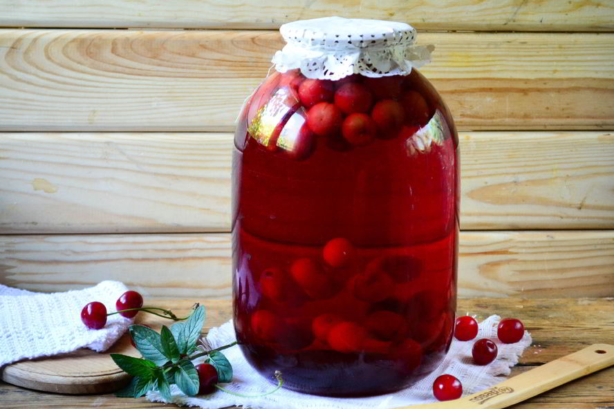 Рецепт компот из вишни