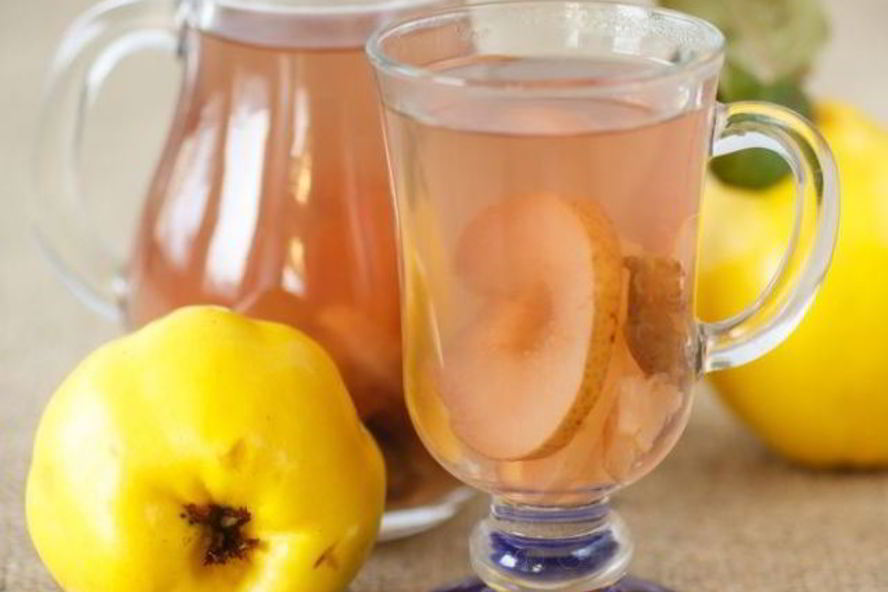 Рецепт компот из яблок и груш с лимонным соком