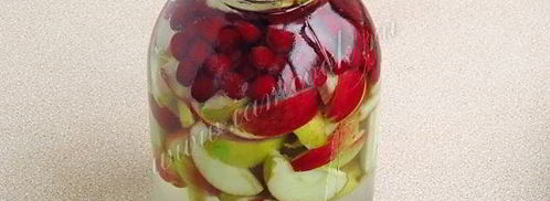 компот из яблок и кизила. Шаг 7