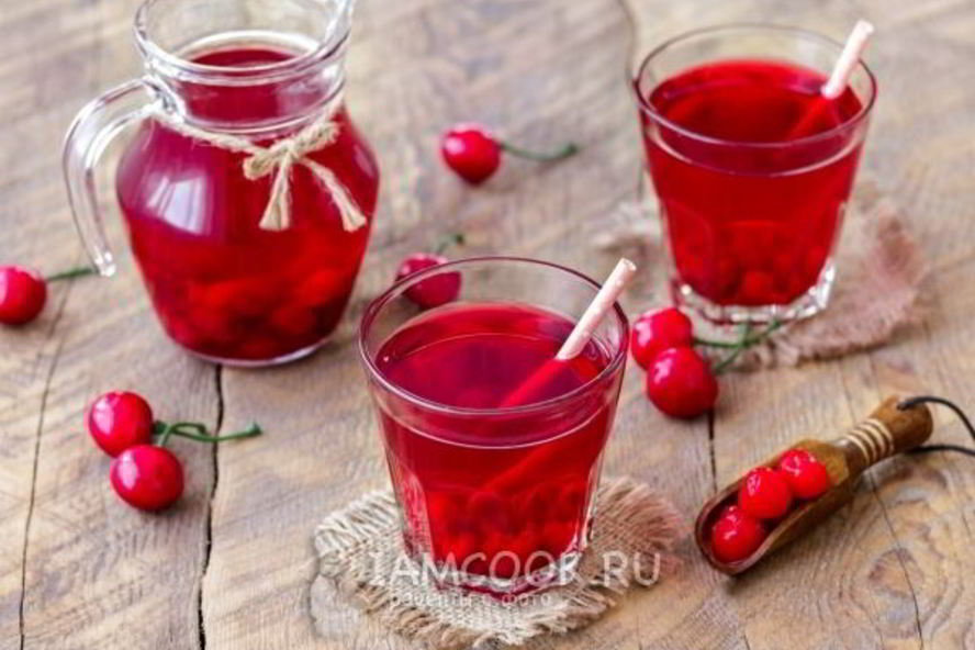 Рецепт компот из замороженной вишни
