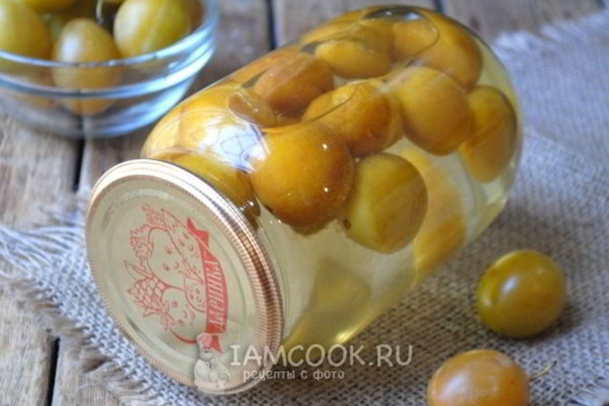 Рецепт компот из желтой сливы на зиму