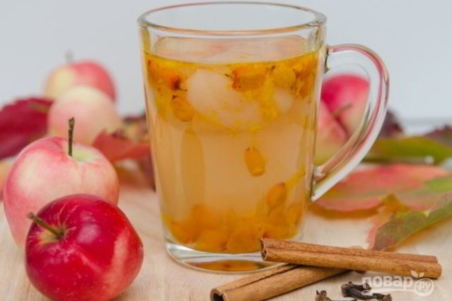 Рецепт компот с фейхоа и яблоками