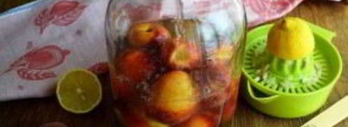 персиковый компот на зиму. Шаг 2