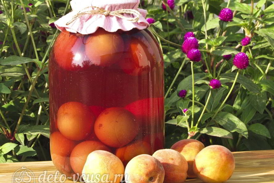 Рецепт персиковый компот
