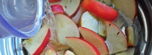 вишнево-яблочный компот. Шаг 2